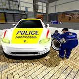 Police Car Mechanic Workshop icon