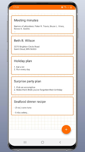 Next note - notepad Screen 2