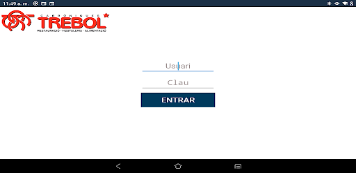 Android application Trebol prevenda screenshort