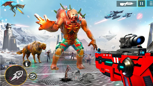 Zombie Robot FPS Gun ShootingAPK (Mod Unlimited Money) latest version screenshots 1