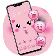 Hand drawing Cute Pig Diy theme Galaxy J2