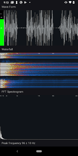 Oscilloscope - Sound Analyzer Screen 2