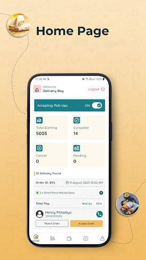eRestro Singlevendor Rider Screen 3