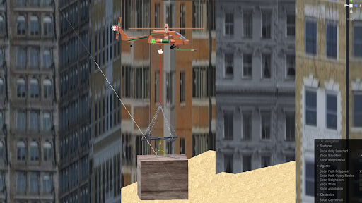 Android application Helicopter Crane Demo screenshort