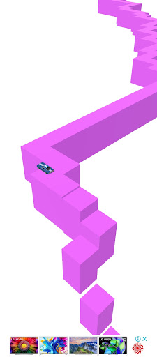 Android application Zigzag Car Game screenshort