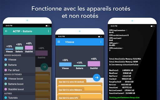 Aperçu de l'application