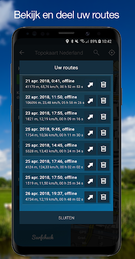 Topographical charts Holland