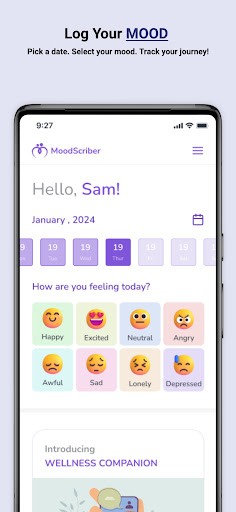 Mood Meter: Mood Log & Journal Screen 2