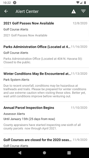 Spokane County on the Go Screen 2
