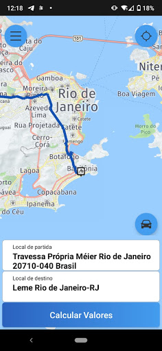 Leme Praia Taxi Screen 2