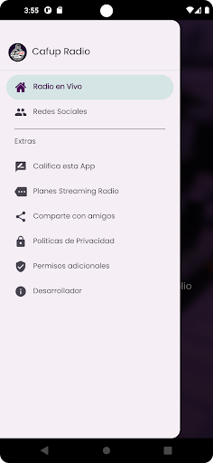 Cafup Radio Screen 3