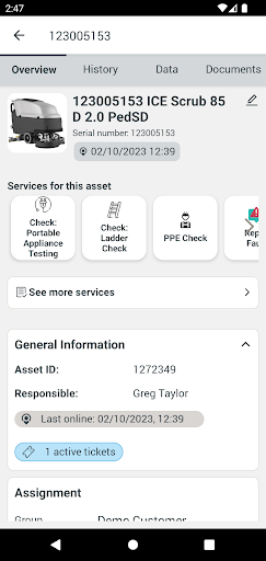 ICE SmartConnect Screen 2