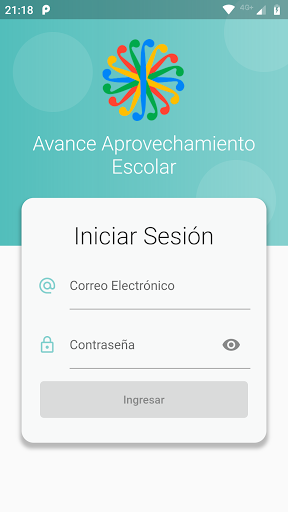 Android application Avance Aprovechamiento Escolar screenshort