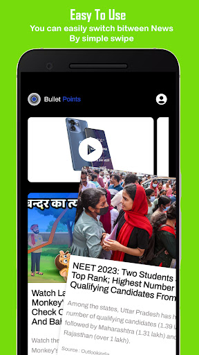 Bullet Points News Screen 2
