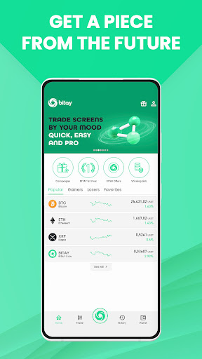 Android application Bitay | Crypto Exchange screenshort