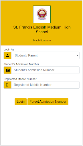 Android application St. Francis English Medium Hig screenshort