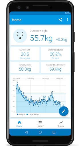 Android application peso Free - Diet Assistant screenshort