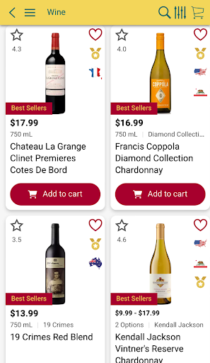 Android application Turtle Bay Liquors screenshort