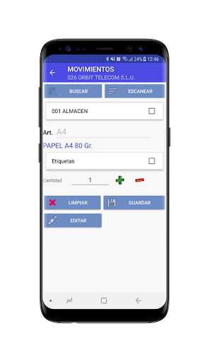 Orbit Almacén Screen 2
