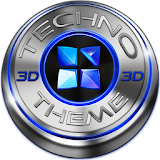 Next Launcher Theme Techno 3D icon