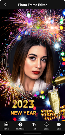 Android application New Year Photo Frame 2023 screenshort
