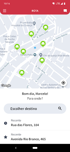 ROTA - Passageiro Screenshot 1 - AppWisp.com