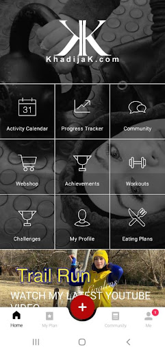 Android application KhadijaK screenshort