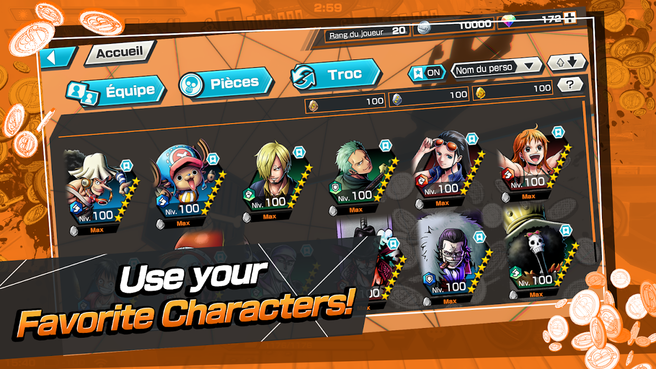 Arquivos ONE PIECE Bounty Rush mod apk dinheiro infinito 