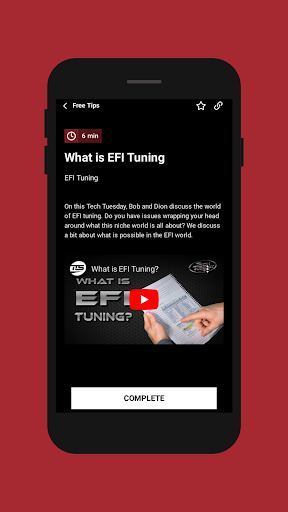 The Tuning School App Screen 2