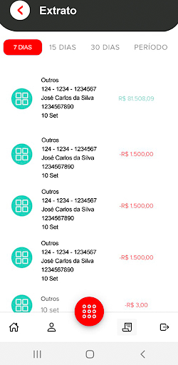 Faciliti Bank Screen 3