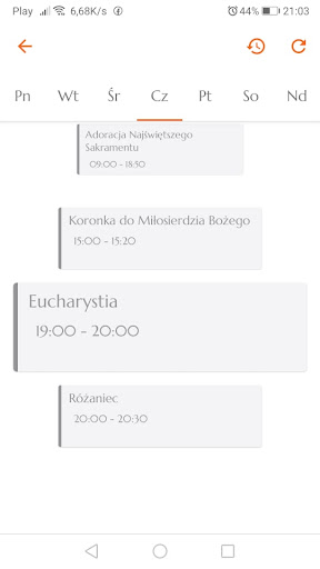 Aplikacja mobilna Maciejówki Screen 3