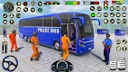 screenshot of US Police Transporter Bus Game