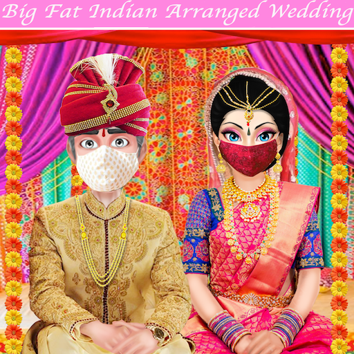 Big Fat Indian Couple Arranged logo