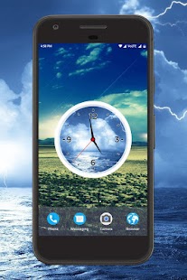 Cloud Clock Live Wallpaper Screenshot
