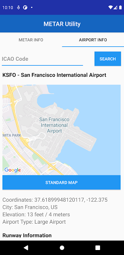 METAR Utility Screen 2
