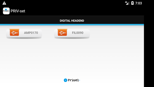 PRIV-set Screen 2