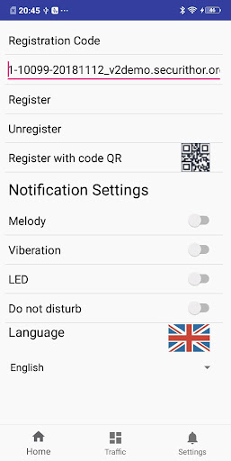 Alarm Station Screen 2