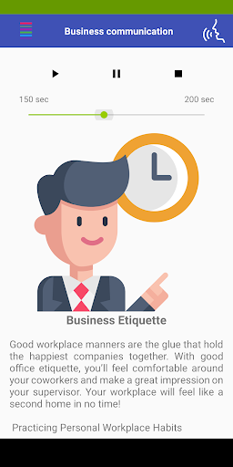Android application Business communication screenshort