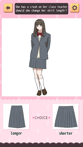 Android application Dress up with the cute girls! screenshort