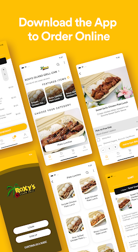 Android application Roxy's Island Grill screenshort