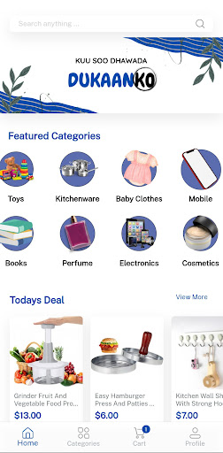 Android application DukaanKO Online Shopping screenshort