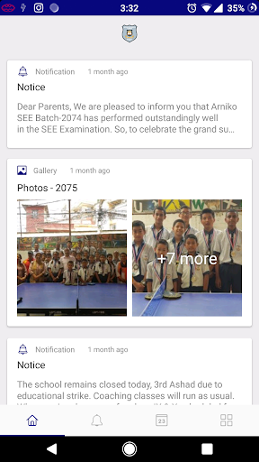 Android application Arniko Boarding School - ABS screenshort
