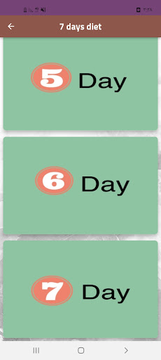7 days diet Screen 3