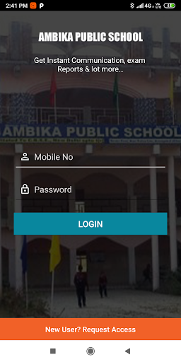 Android application Ambika Public School screenshort