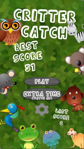 Android application Critter Catch screenshort