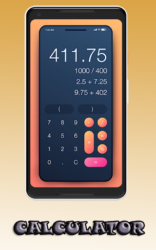 Android application Colculatir Nembrone screenshort