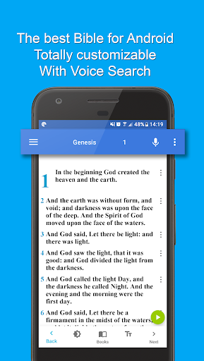 Android application The Holy Bible Offline W Share screenshort