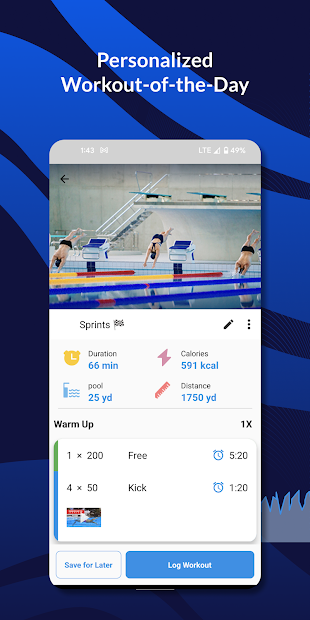 Screenshot 8 MySwimPro: Swim Workout App android