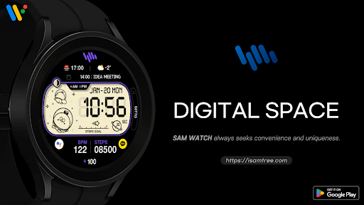 Android application SamWatch Digital Space screenshort