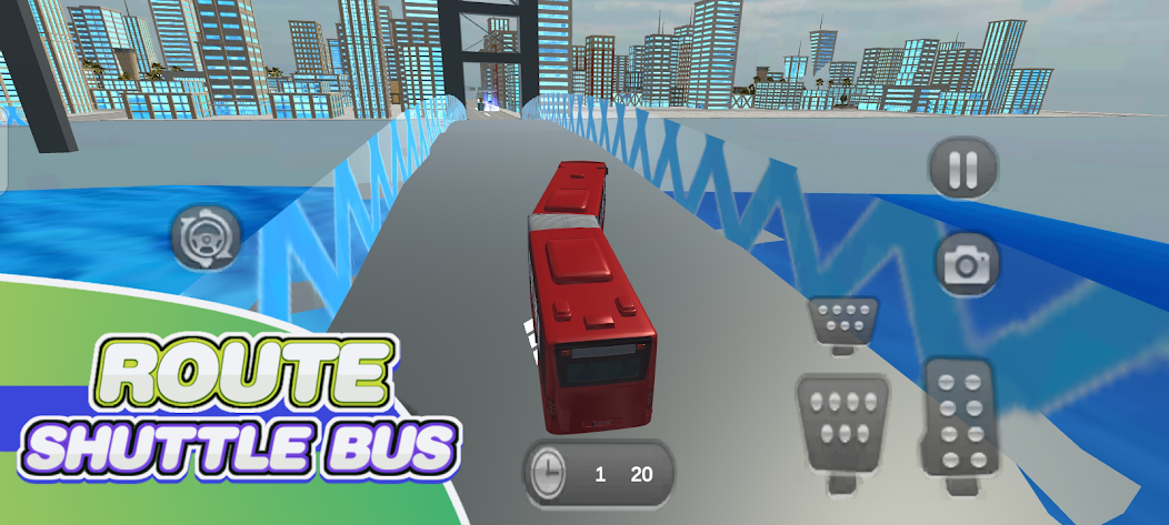 Route Shuttle Bus 0.2 APK + Mod (Unlimited money) إلى عن على ذكري المظهر